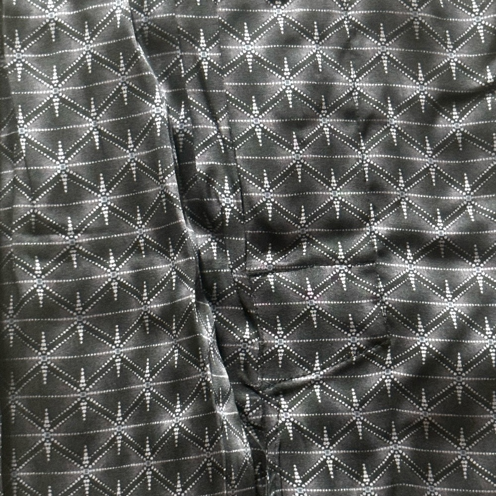 Intimo Black Geometric Silk Boxers - Picture 5 of 12